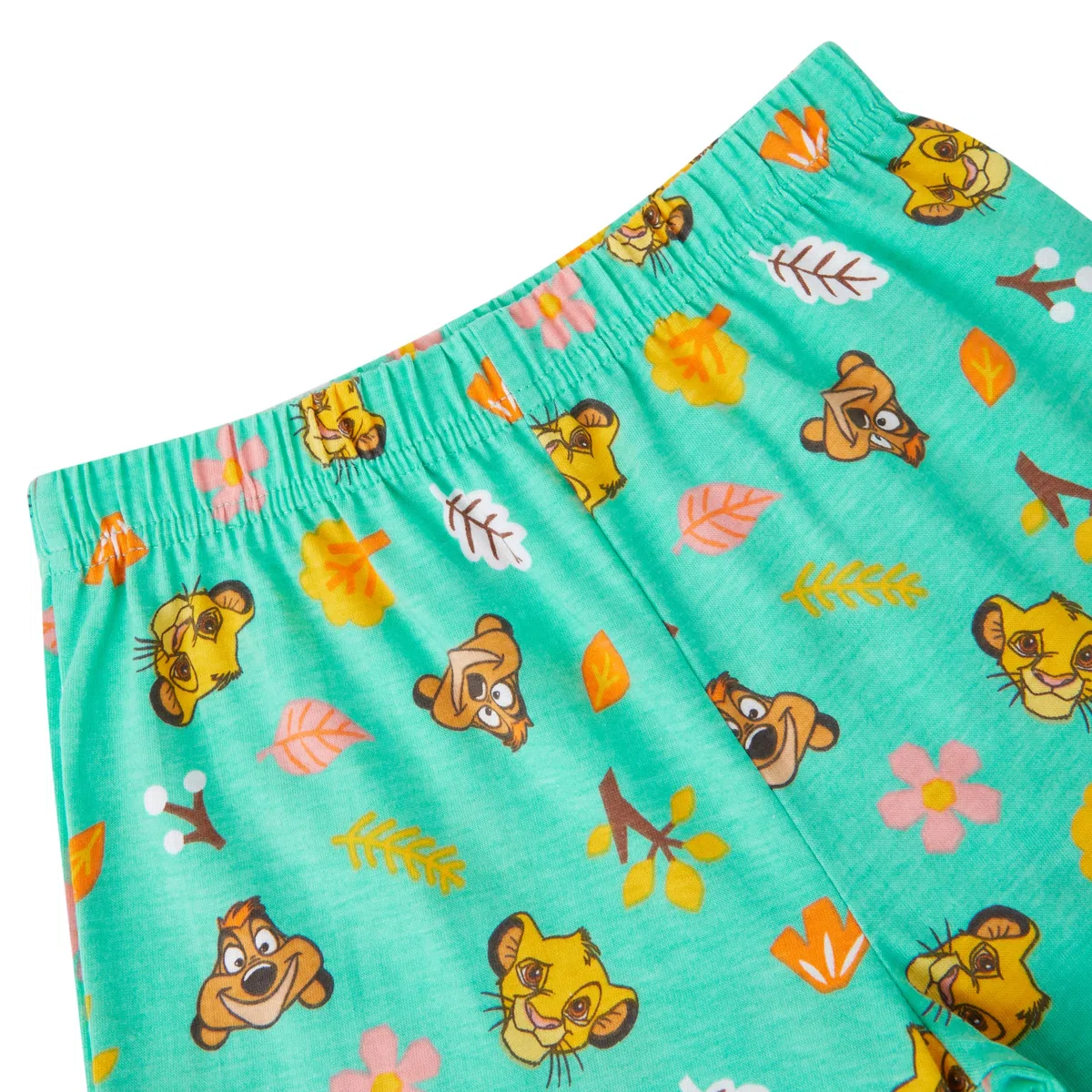 Disney Pigiama Corto da Bambina Re Leone/Lion King in 100% Cotone