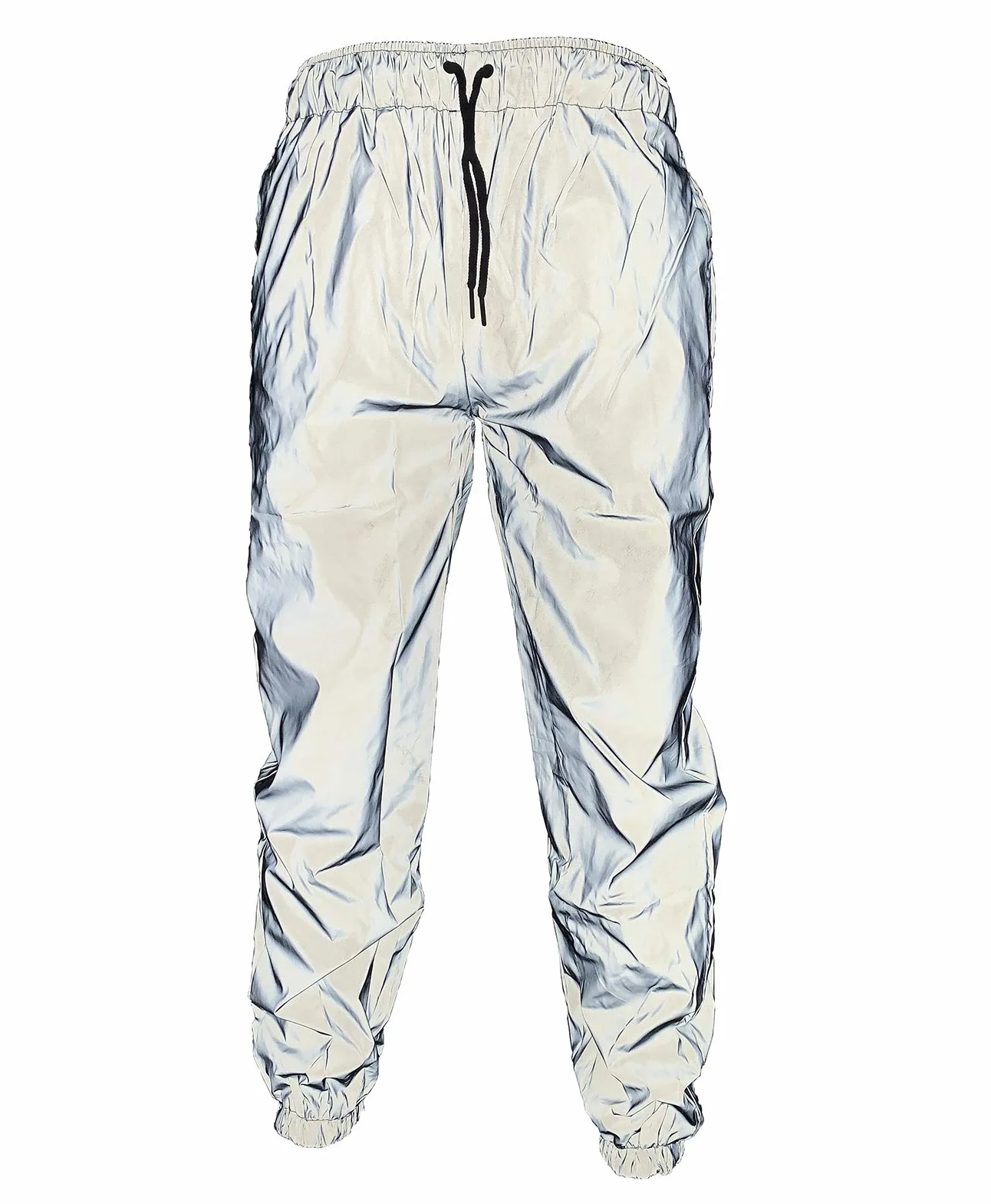NewL Uomo Pantaloni Alta visibilità Riflettente Leggera e Traspirante Adatta a Corsa, Jogging, Ciclismo e Tanto Altro