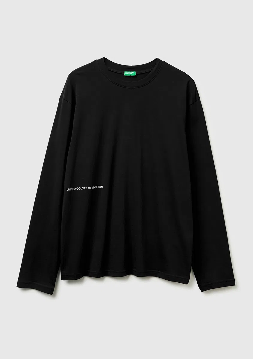 United Colors of Benetton Maglia G/C M/L 30964m021 Parte Superiore del Pigiama Uomo