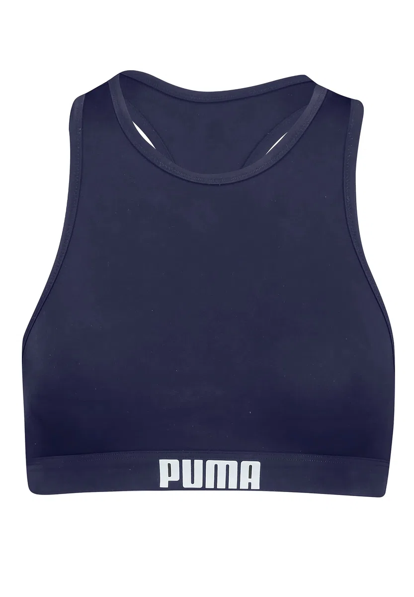 Puma Racerback Swim Top Parte Superiore del Bik Donna