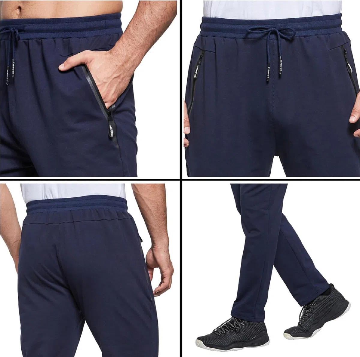 ZOXOZ Pantaloni Sportivi Uomo Cotone con Elastico in Vita