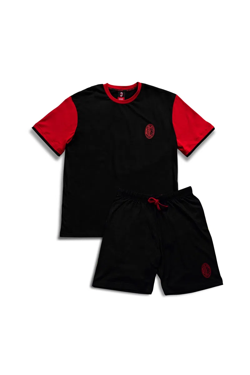 hermet Pigiama Corto Adulto Milan Set di Pigiama Unisex - Adulto