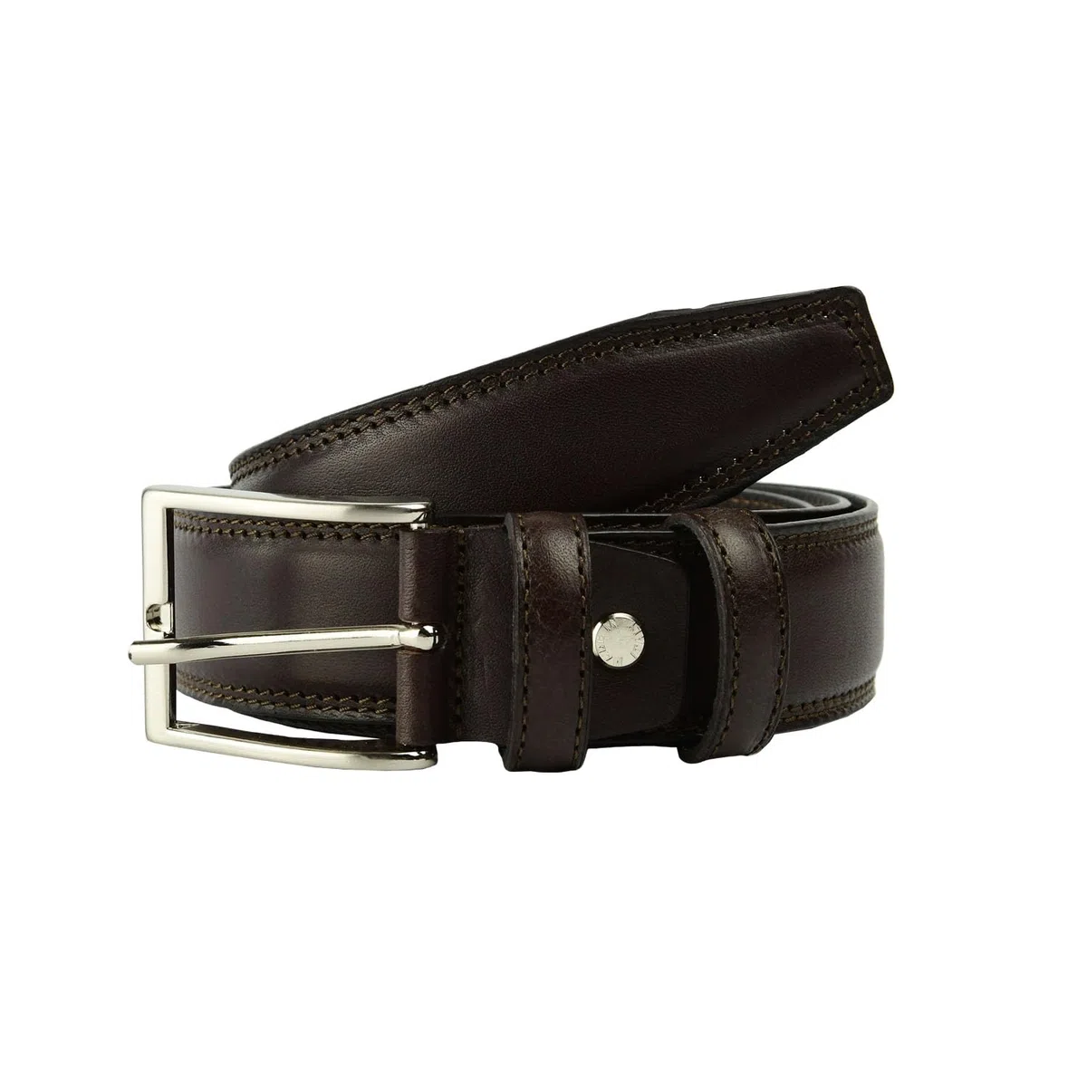 Conte Massimo Cintura Uomo In Vera Pelle, Made in Italy, Accorciabile