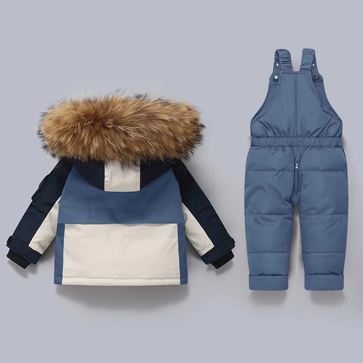 Tuta da neve invernale isolata, pantaloni da sci con giacca per giochi nella stagione fredda