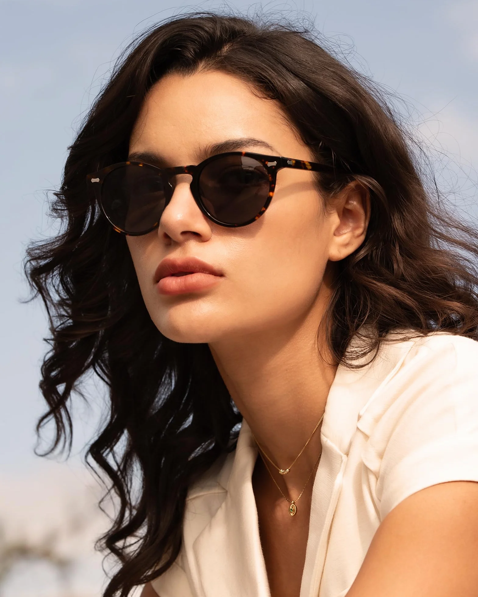 Carfia Retro Rotondi Occhiali da Sole da Donna Polarizzati UV400 Protezione