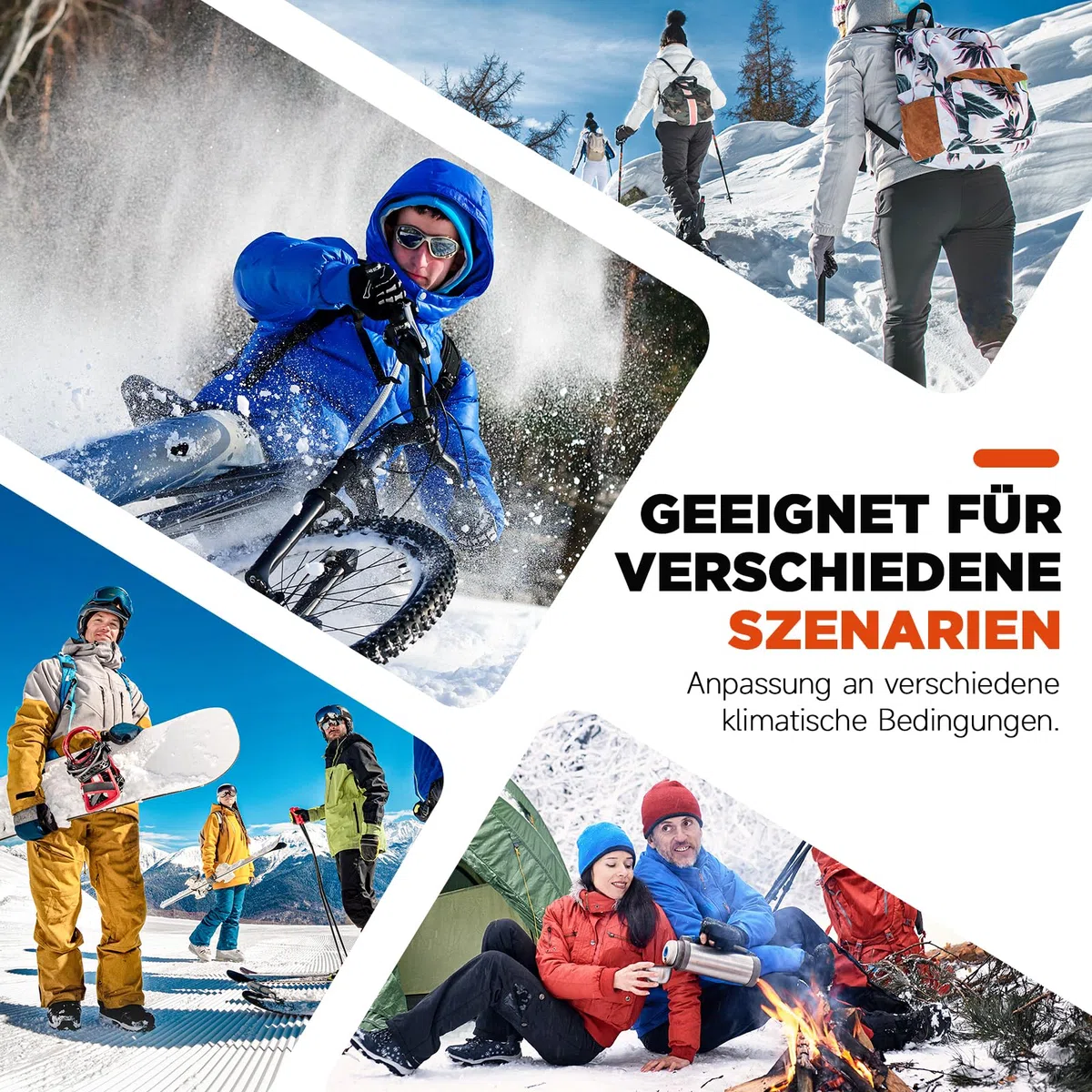 PULIOU Calze da sci in lana merino per uomo, donna e ragazzi, calze per il freddo per snowboard, calze termiche da neve, traspiranti, ad asciugatura rapida