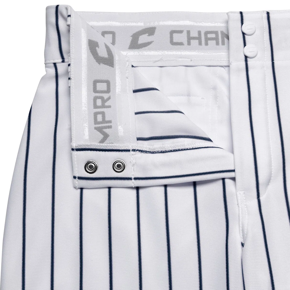 Champro - Triple Crown Open Bottom Pinstripe Baseball Pants, Triple Crown - Pantaloni da Baseball con Fondo Aperto Uomo