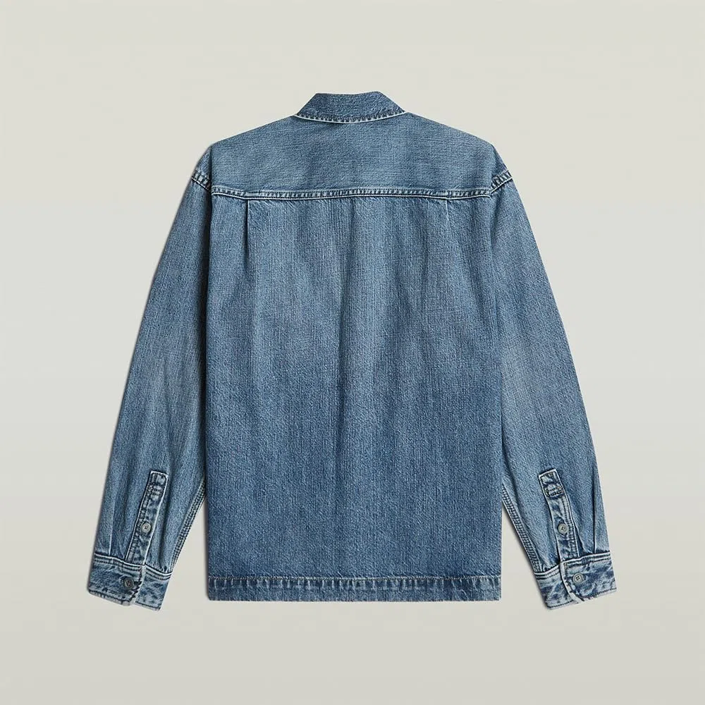 G-Star Boxy Fit Denim Shirt LS Giacca Bambini e Ragazzi