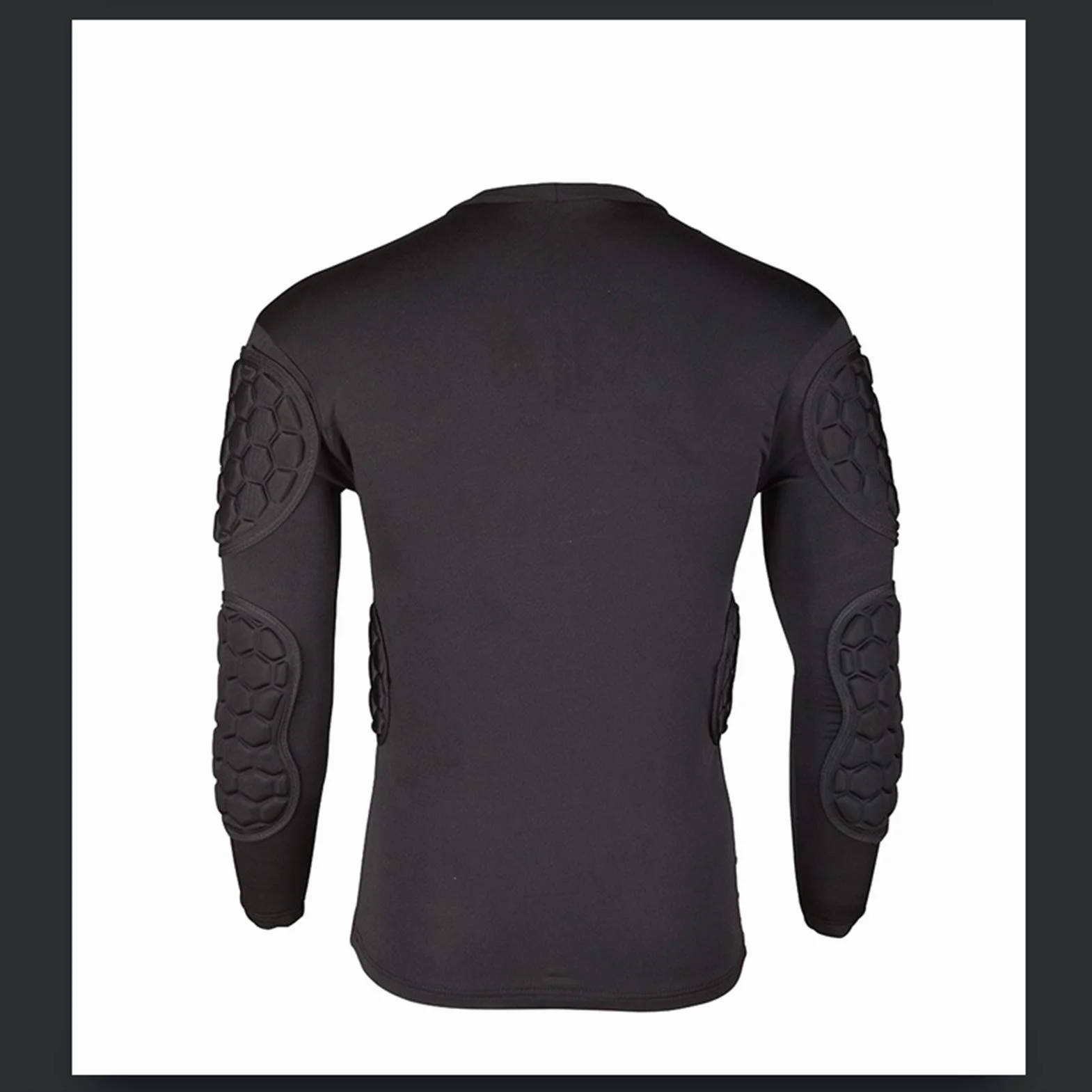 Maglia Portiere,Divisa da Portiere, Divisa da Portiere, Divisa da Allenamento da Competizione, Pantaloncini Aderenti in Jersey a Maniche Lunghe Anticollisione