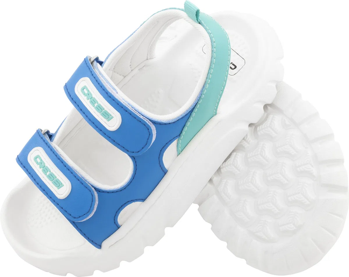 Cressi Tabby Kid Sandals Eleganti Sandali Leggeri Sportivi Spiaggia Bambina e Bambino. Cinturino Chiusura Doppio Strappo. Ideali per Casa Mare Piscina TrackingBambini e ragazzi