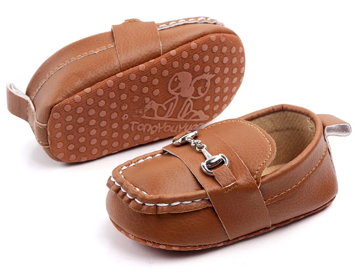 Maeau Primo Scarpe da Passeggiata per Bambino Bambino Mocassini Classici Neonato Casual Prewalker