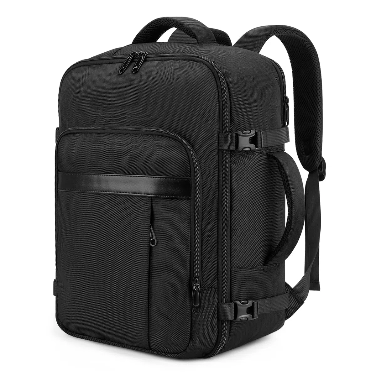VSNOON per Nuove Zaino Ryanair 40x30x20, 24L Zaino da Viaggio Bagaglio a Mano Con Tasca Bagnata, Impermeabile Zaino per 15.6 pc portatile per Ryanair, Wizz Air, ITA Airways, Vueling, Nero