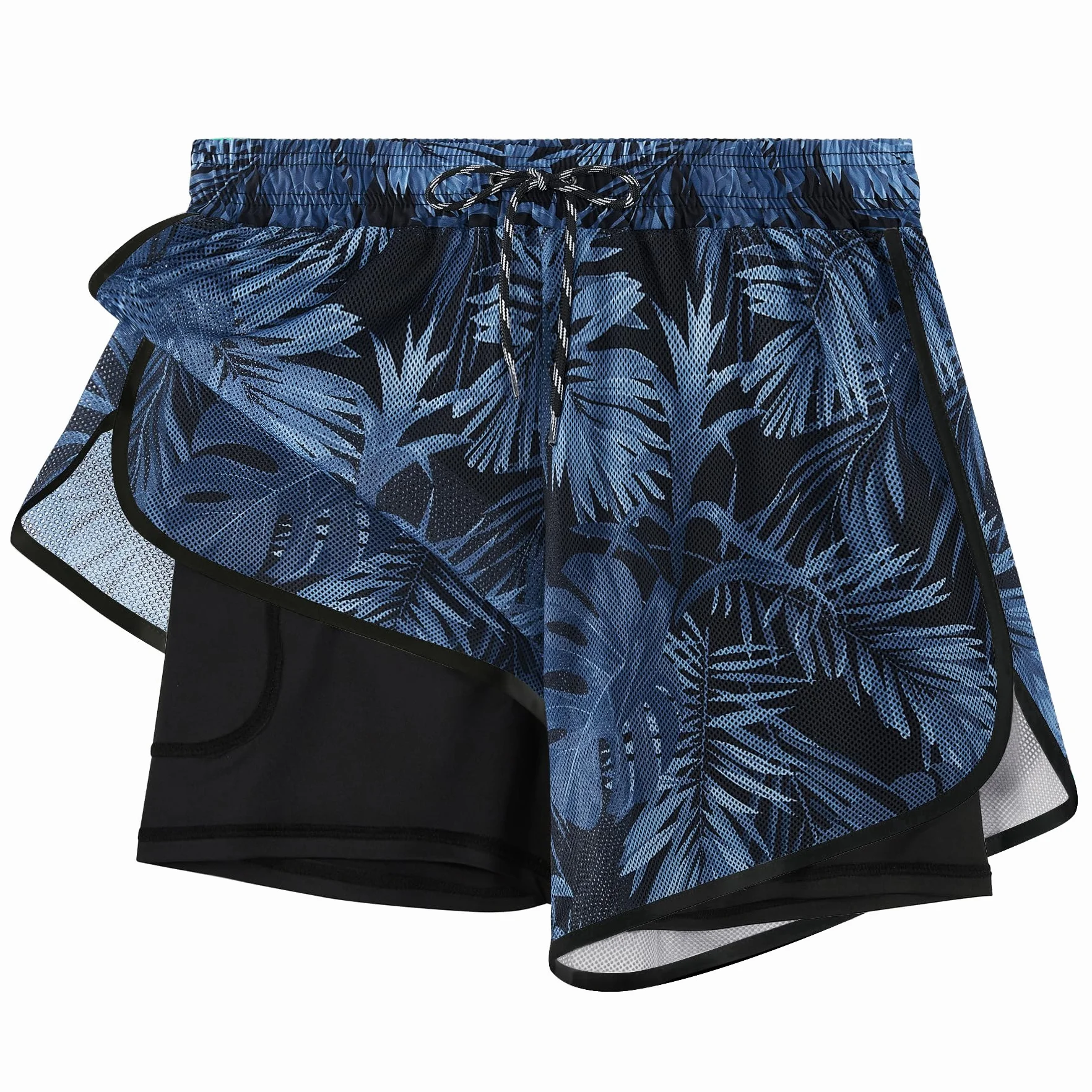APTRO Costume da bagno da donna, costume da bagno da spiaggia, surf, pantaloncini con pantaloni interni