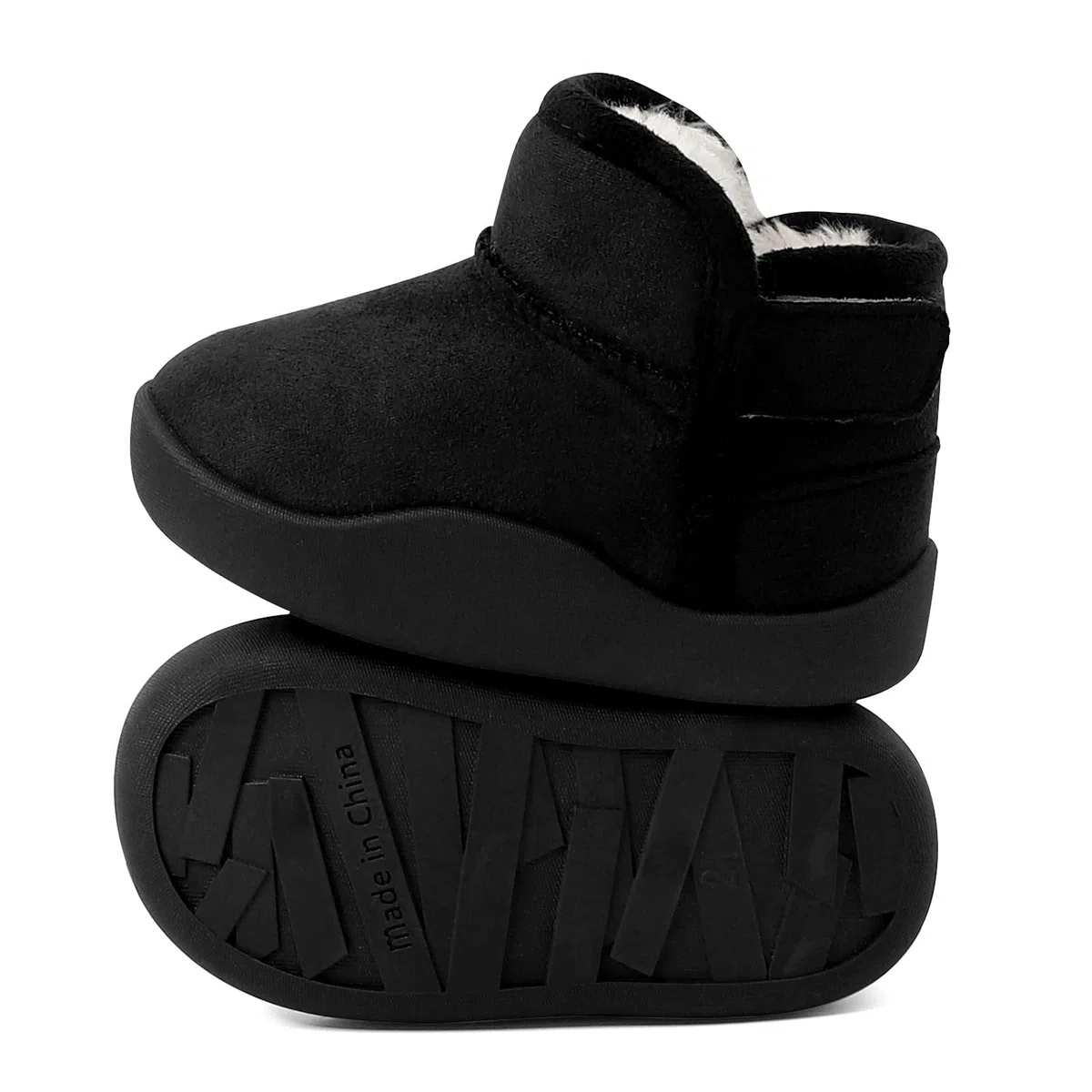 1-5 Anni Stivaletti Bambino Bambina Invernali Scarpe Stivali Bimbo Bimba Peluche Caldo Foderato Facile da Indossare