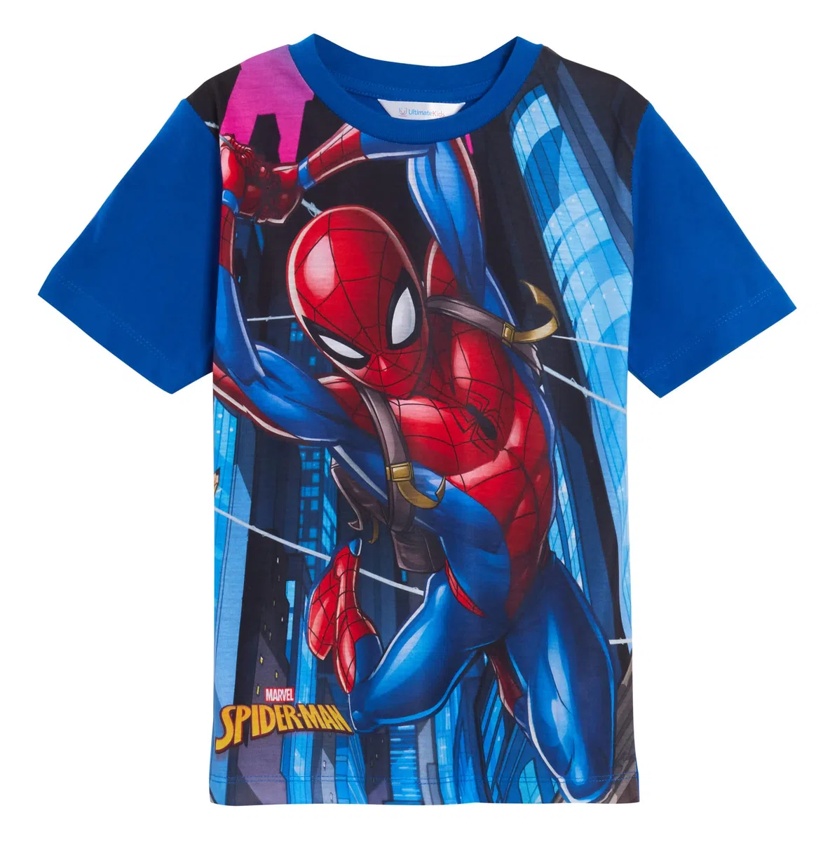 Set di 3 t-Shirt Spiderman per Ragazzi, Top per Travestimento Marvel per Bambini, t-Shirt a Maniche Corte, Multipack.