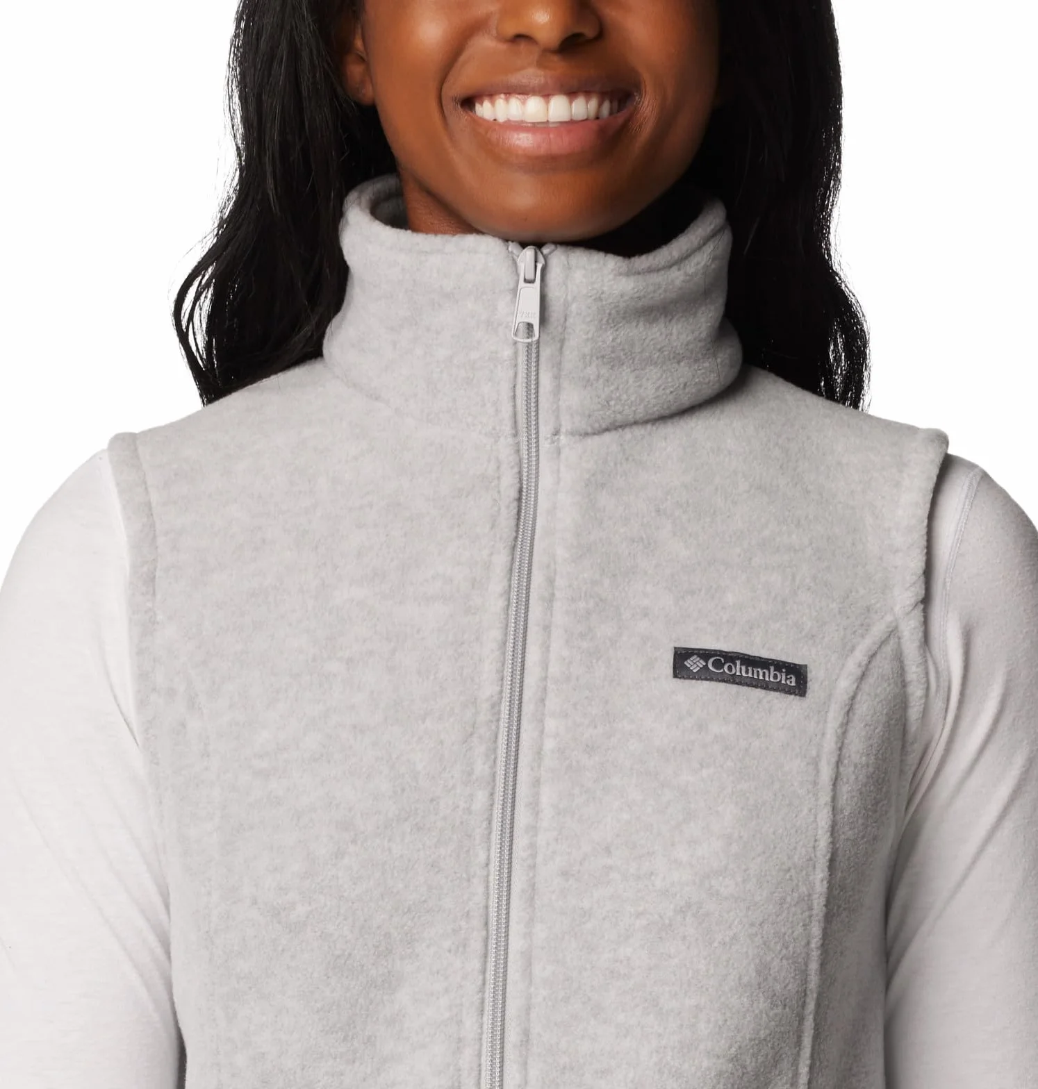Columbia Benton Springs Vest, Gilet Smanicato In Pile Donna