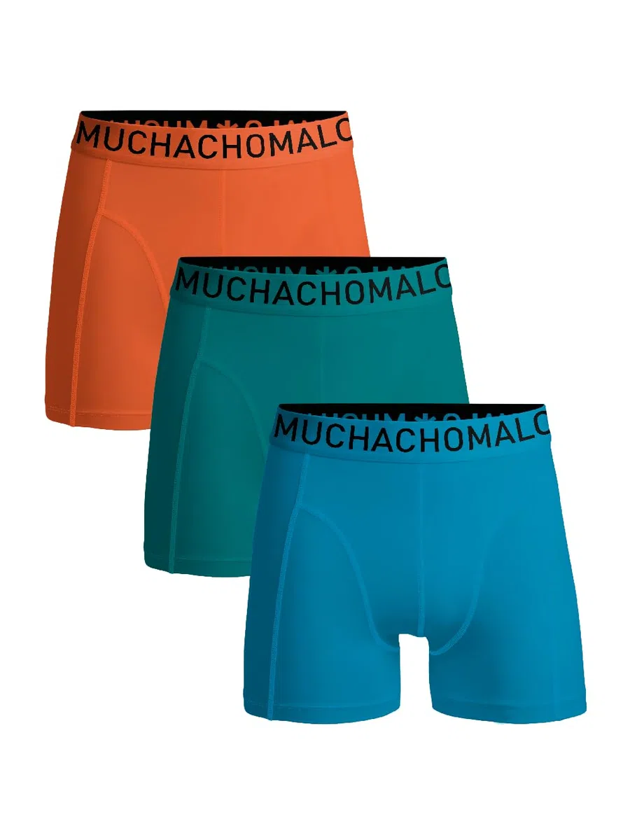 Muchachomalo Slip da uomo, biancheria intima liscia in microfibra, da uomo, confezione da 3 pezzi, boxer taglio classico per lo sport, con elastico in vita