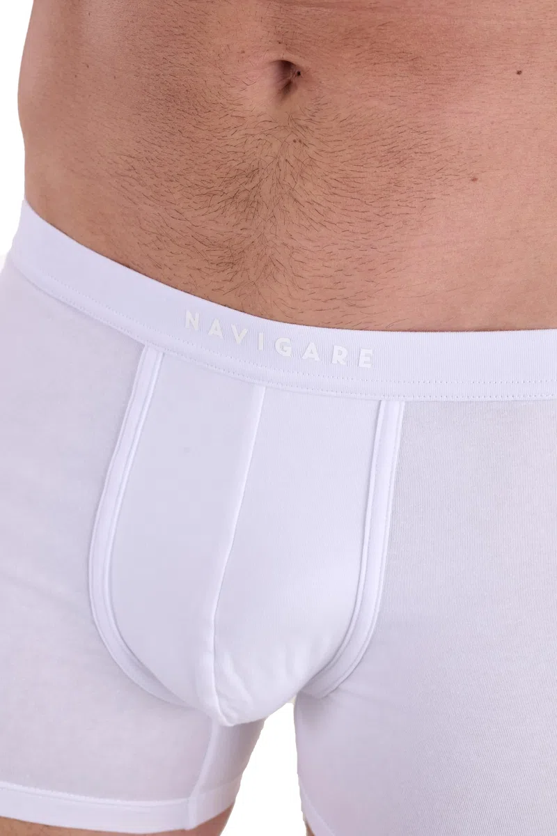 Navigare Boxer Uomo – Pack da 6 – Jersey Cotone Elasticizzato – Nuova Collezione 2025 – Bianco/Nero/Assortiti Boxer Uomo (Pacco da 6)