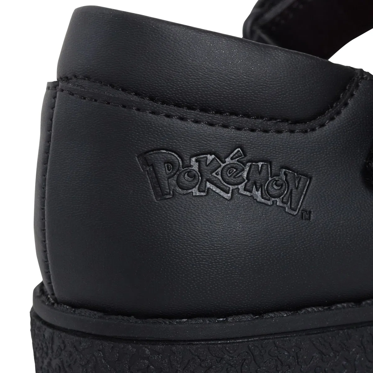 Pokémon Scarpe da Scuola Ragazze per Bambini Pikachu Eevee Scarpe Mocassini Nere con Suola Resistente e Facili da Allacciare