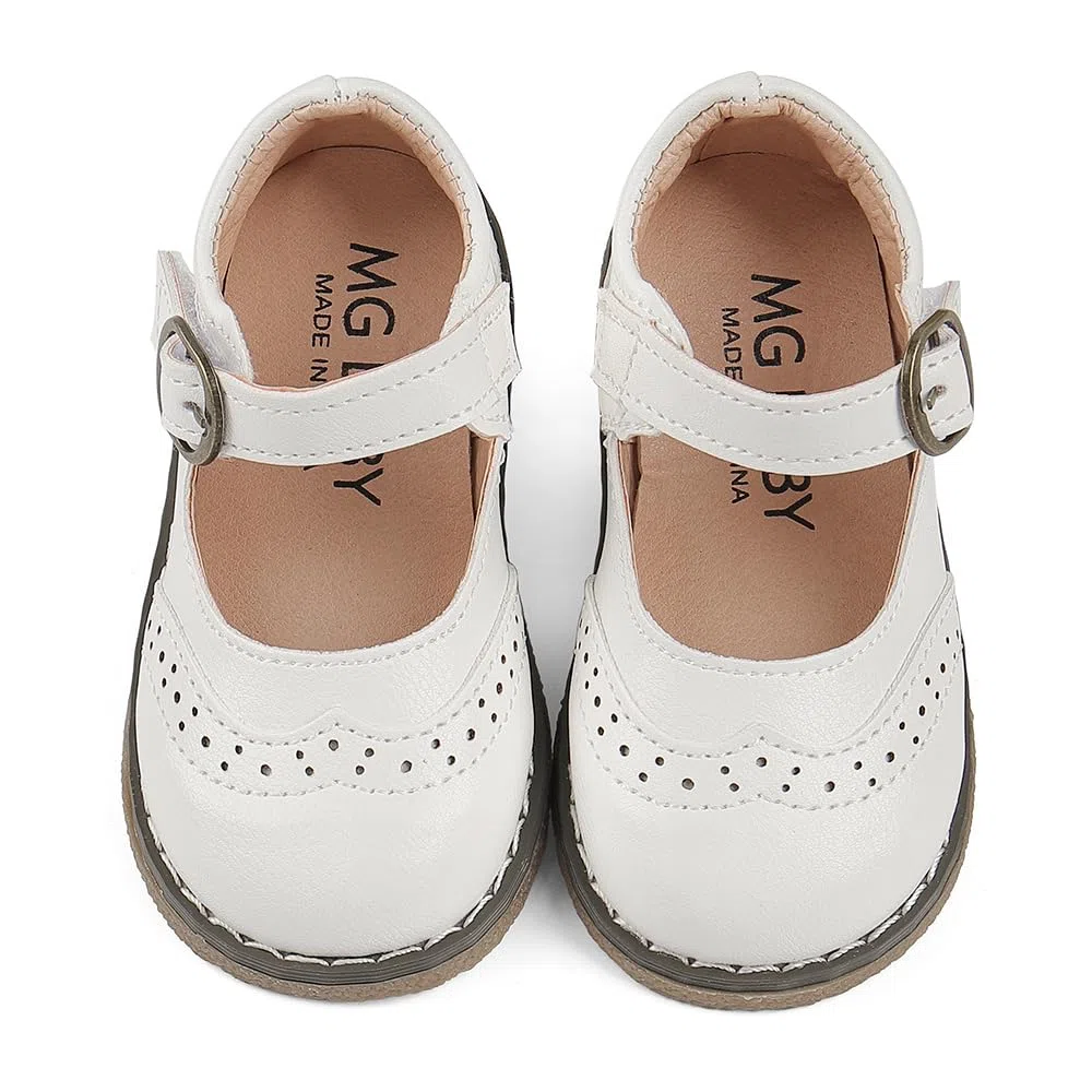 Scarpe Mary Jane Basse Bambina 1-5 Anni Ballerine Bimba Suola di Gomma