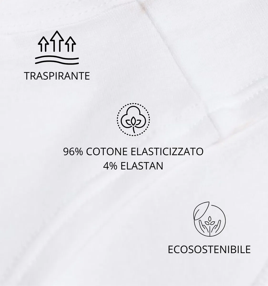 Intimitaly Liabel - (Pacco da 6) Mutande da Donna in Cotone Vita Alta - Slip Donna Cotone Colori Nero o Bianche - Culotte da Donna - D55