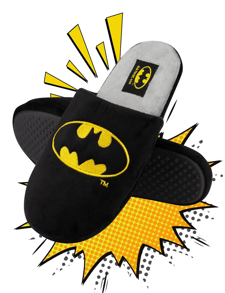 soxo DC Comics The Batman Ciabatte Uomo Idee Regalo Invernali Pantofole Casa Ciabatta 3 Taglie