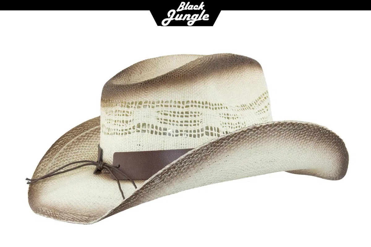 Black Jungle Manas - Cappello estivo in paglia, per attività all'aria aperta, per il tempo libero