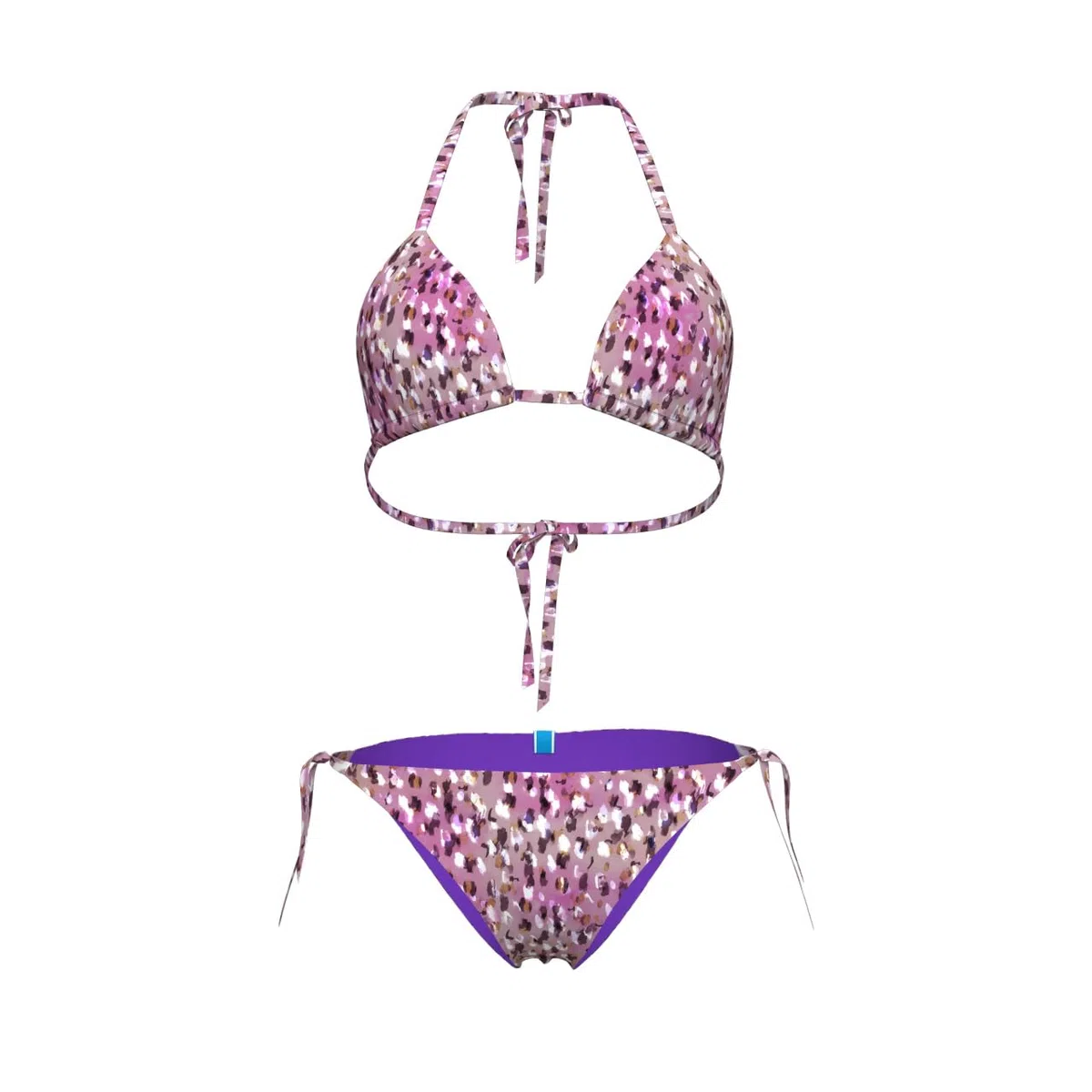 Arena Women's Arena Water Print Bikini Triangle Due Pezzi Donna