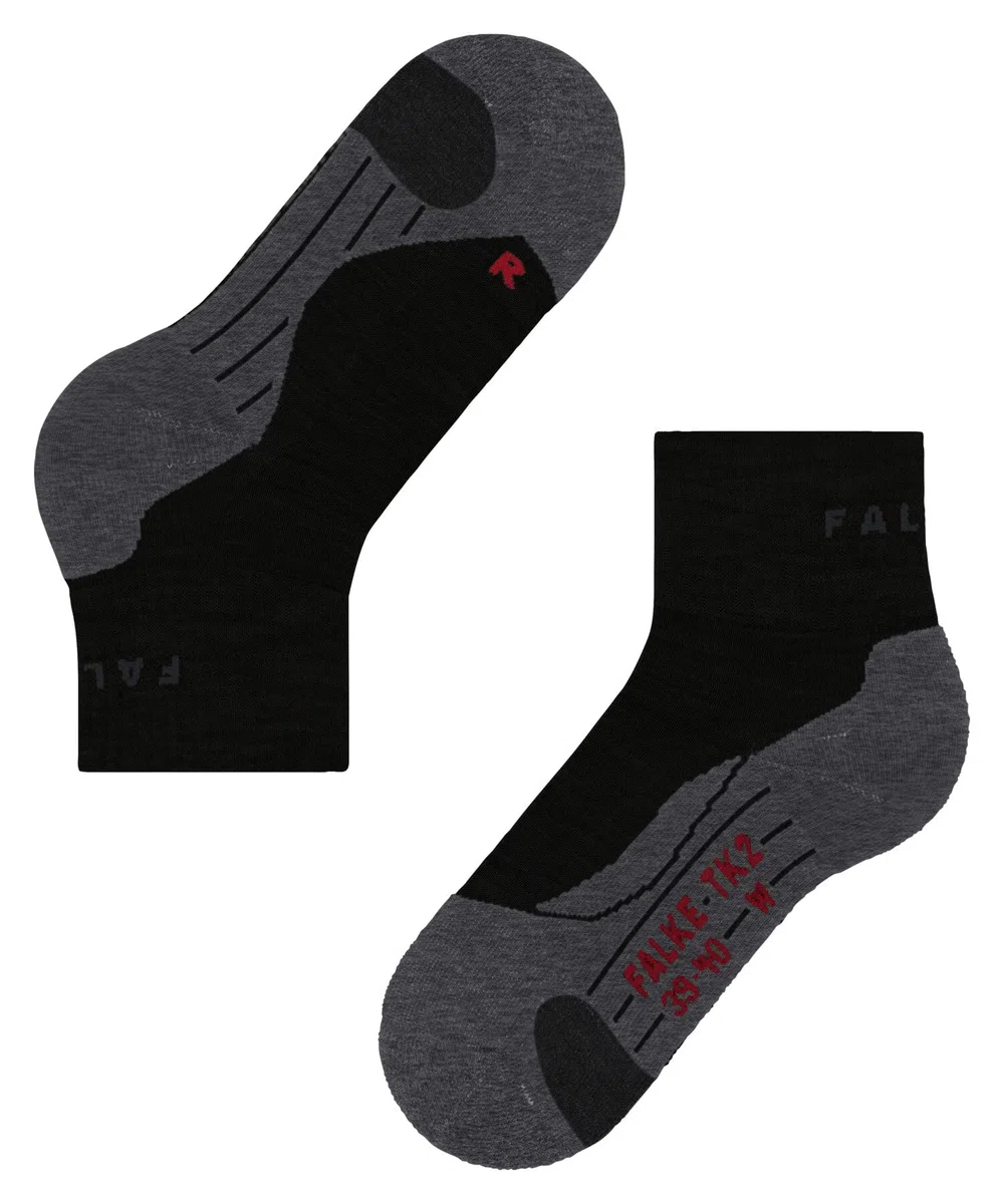 FALKE Tk2 Short Cool Filato Funzionale Anti Vescica Spessi 1 Paio Calzini da escursionismo Donna (Pacco da 1)