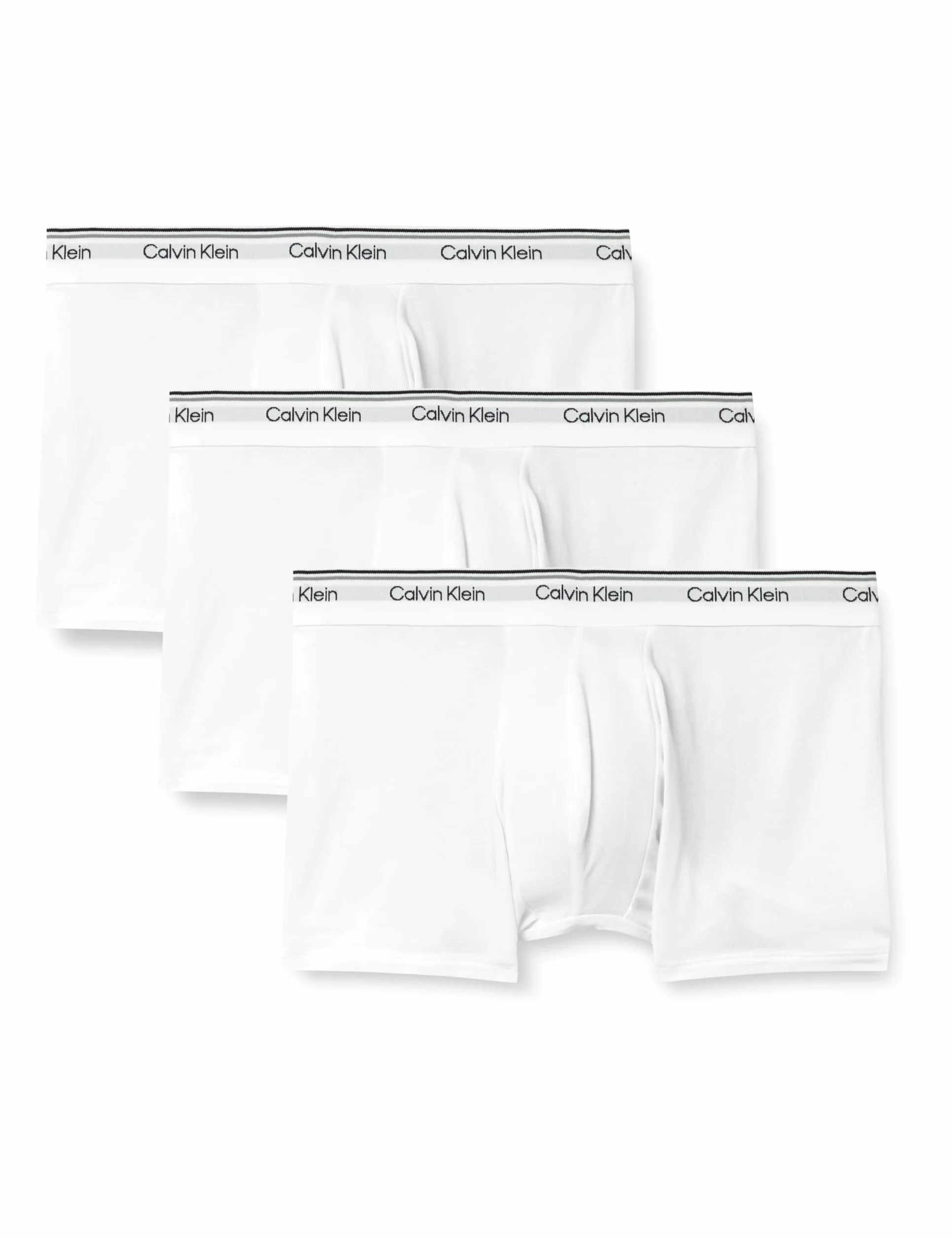 Calvin Klein Uomo Pantaloncini Boxer Confezione da 3 con Fascia con Logo