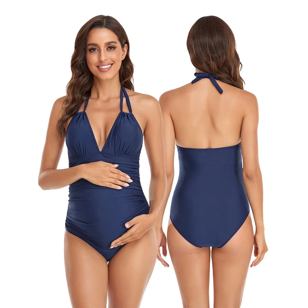 Costume Intero Premaman Tankini Estate Bikini Estivo Allattamento da Bagno Piscina Swimsuit Gravidanza Vestito Nuoto Incinta Taglie Forti Modellante Primaverile