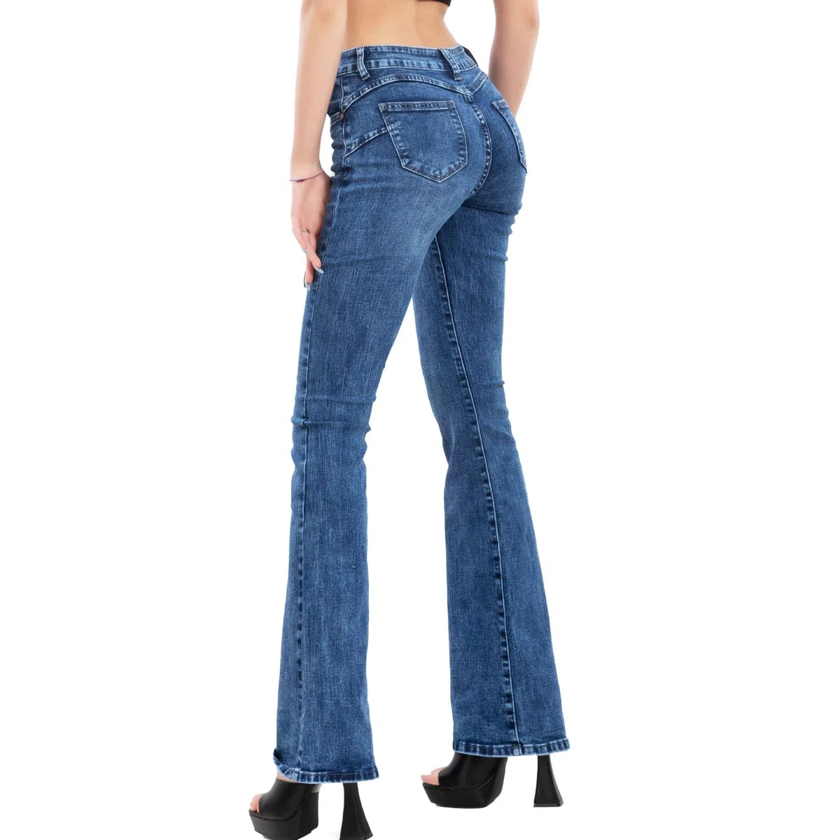 Toocool Jeans Donna Pantaloni Skinny Push up Zampa Elefante Campana XM-986