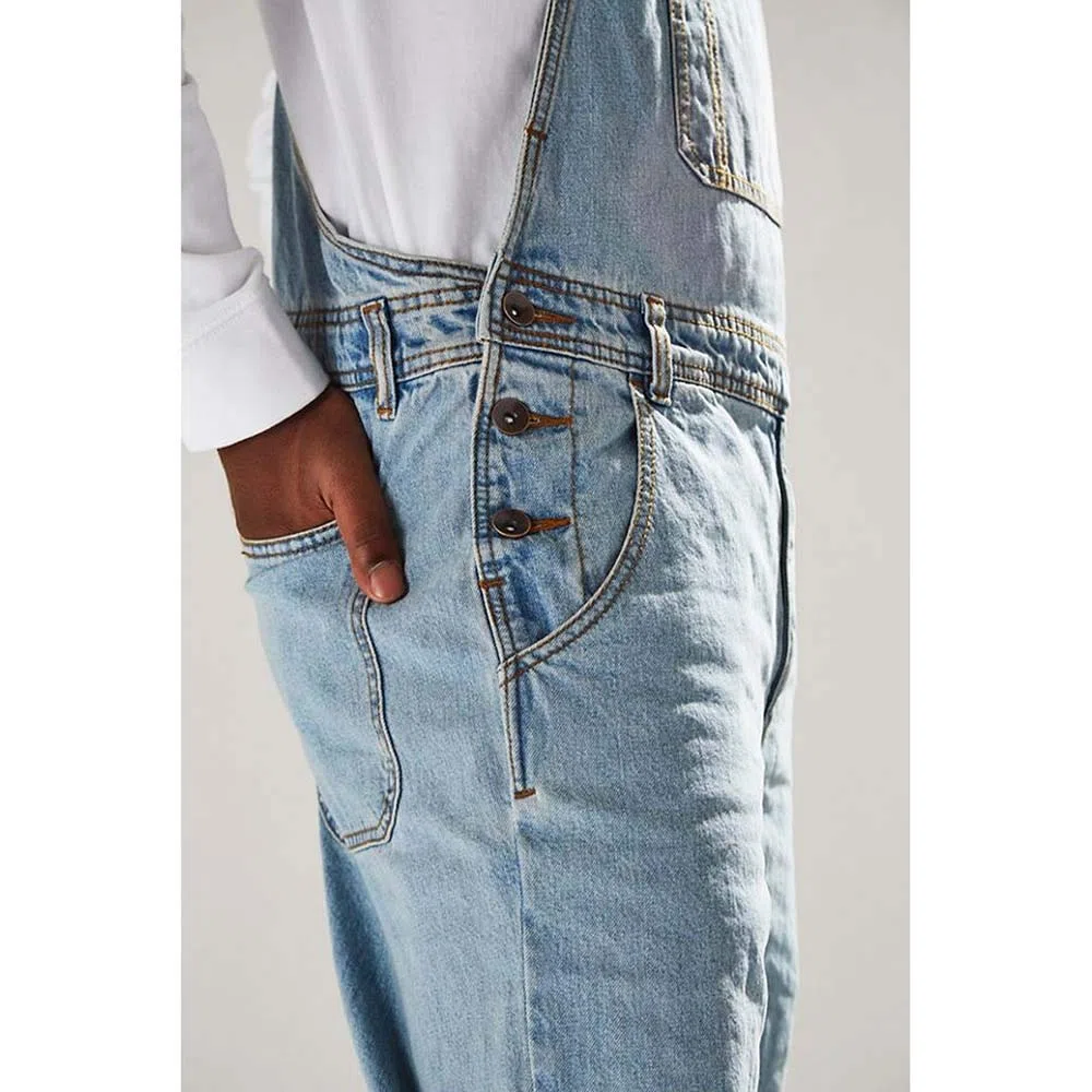Salopette di Jeans Vintage Moda Uomo Salopette Salopette Salopette di Jeans Classici