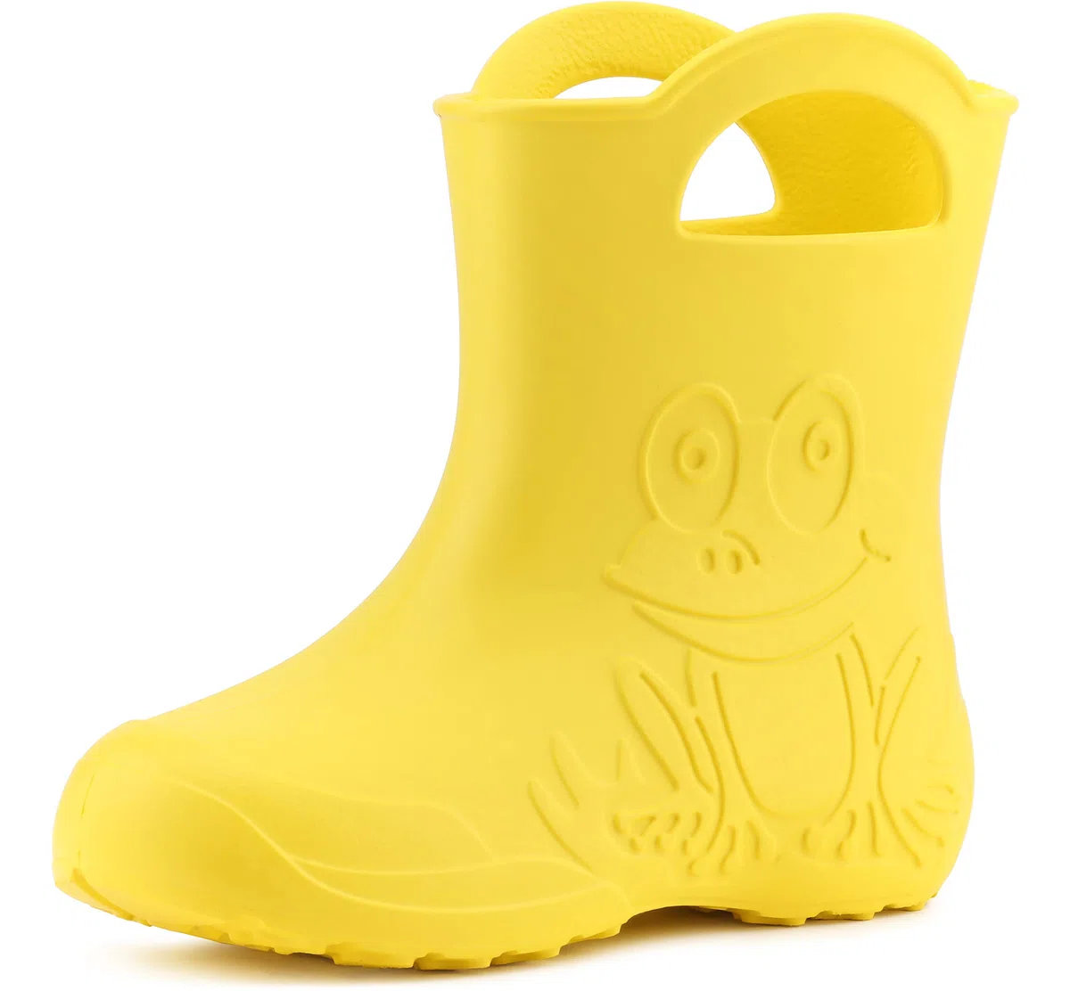 Ladeheid Stivaletti Pioggia Bambino in EVA, Leggeri Stivali Pioggia Bambina con Motivo a Rana, Facili da Pulire Stivaletti Bambina, Scarpe Bambino per Scuola LA-CA-01