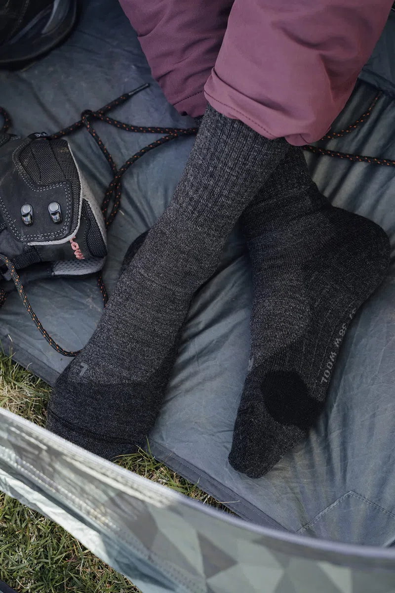 FALKE donna TK2 Wool calzini da escursionismo imbottitura media anti-vesciche calze da trekking calde termiche traspiranti asciugatura rapida termoregolanti antiodore lana filo funzionale 1 paio