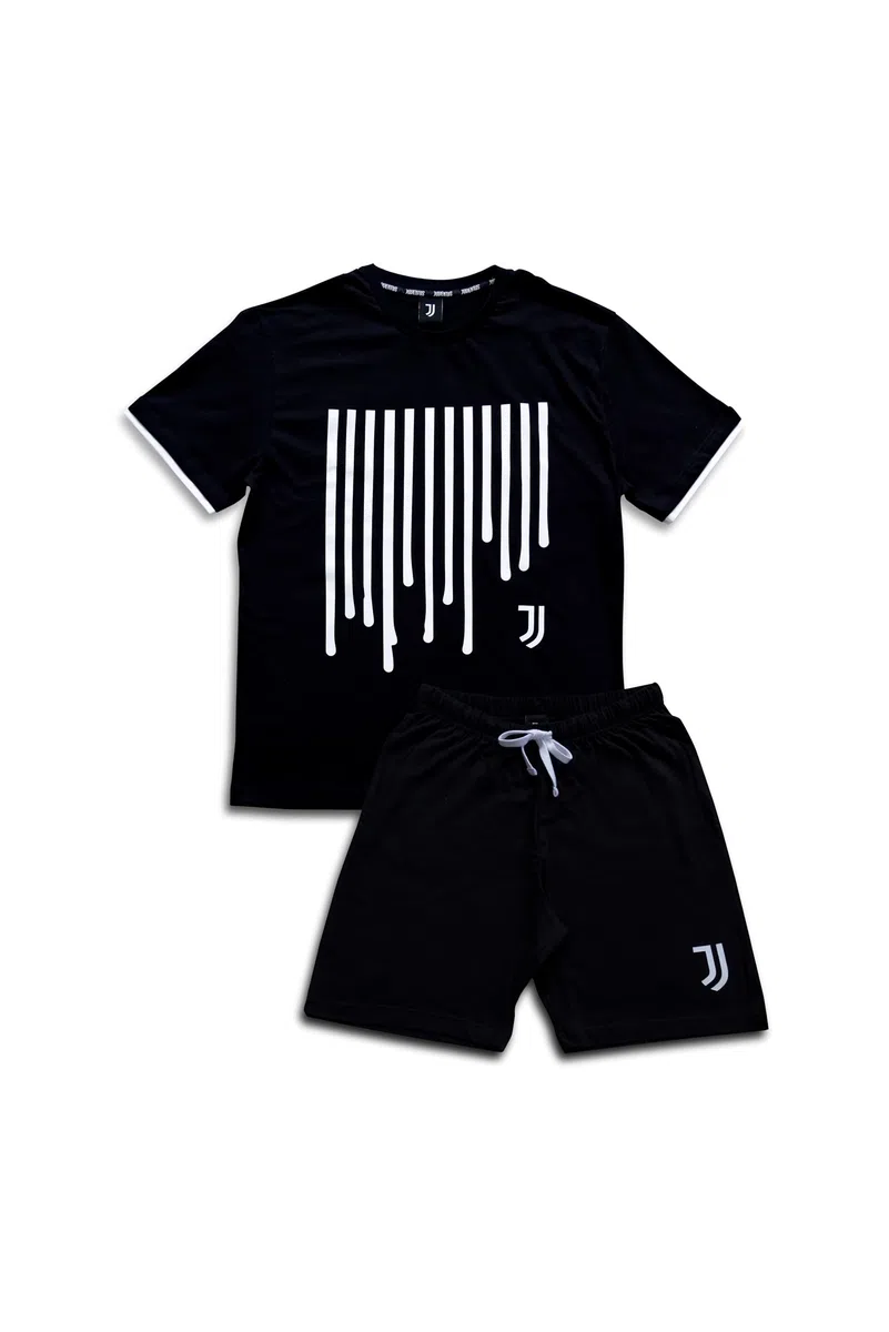 hermet Pigiama Corto Juventus Set di Pigiama Unisex - Adulto