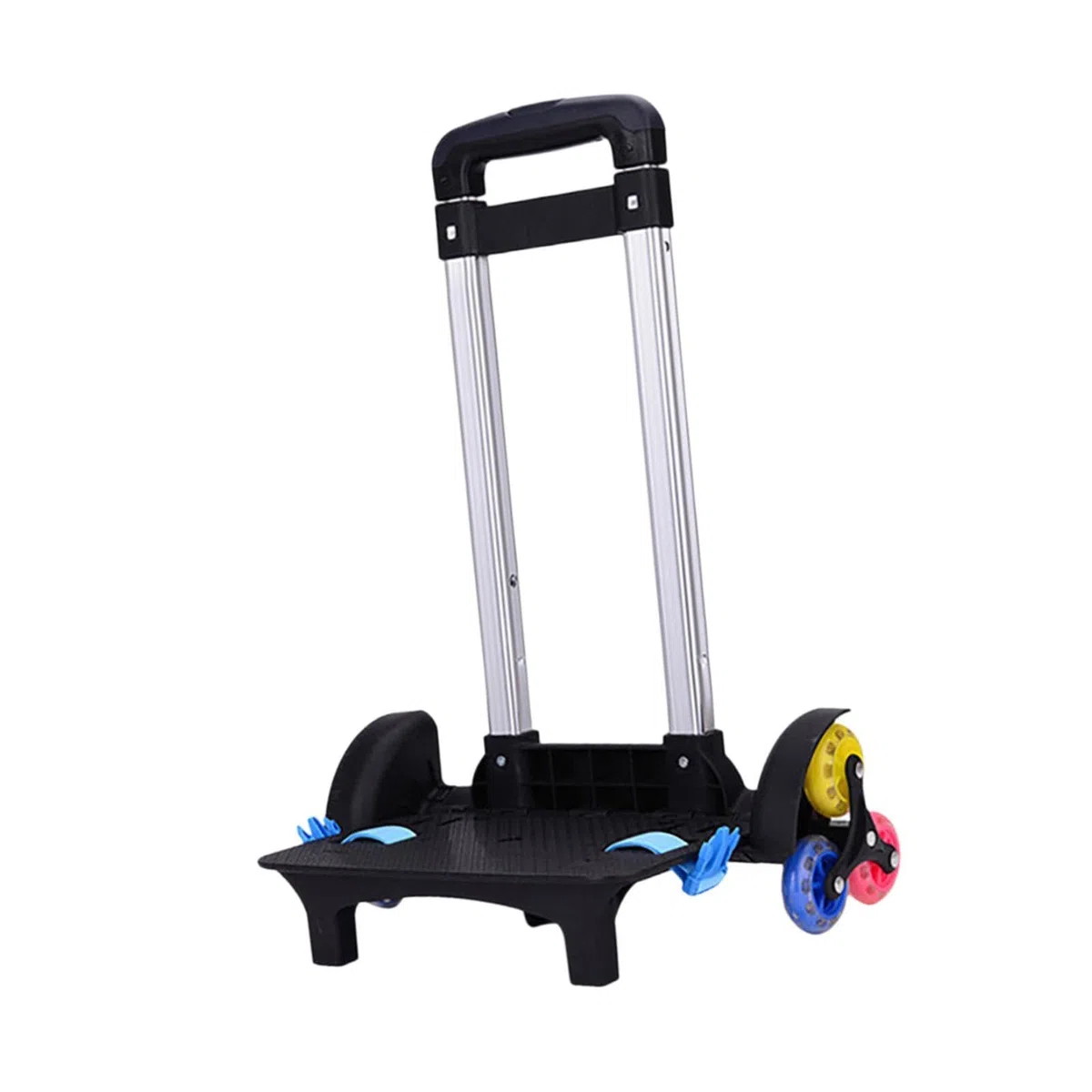 Zaino trolley, borsa da scuola, trolley con supporto versatile, carrello pieghevole a mano, carrello portabagagli con ruote per bambini, ragazzi,