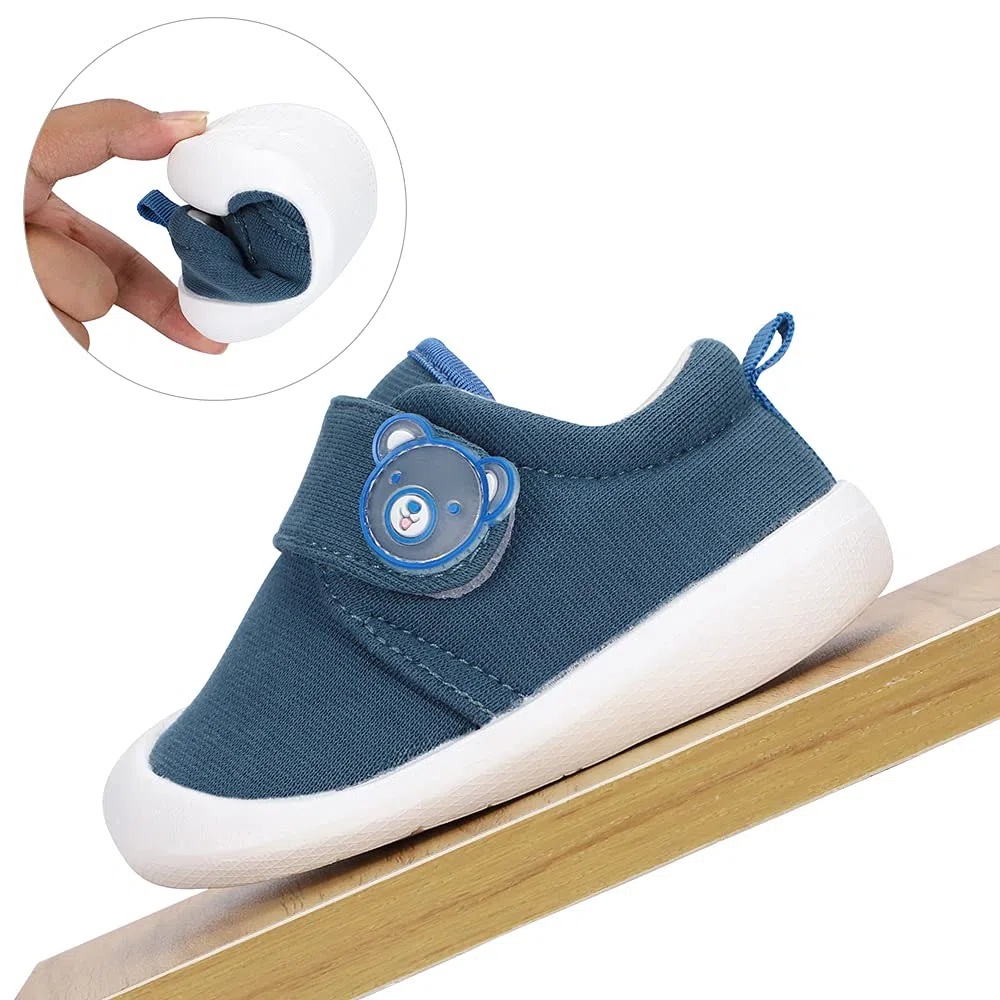MASOCIO Scarpe Neonato Primi Passi Scarpine Bimbo Scarpette con Suole Gomma Antiscivolo