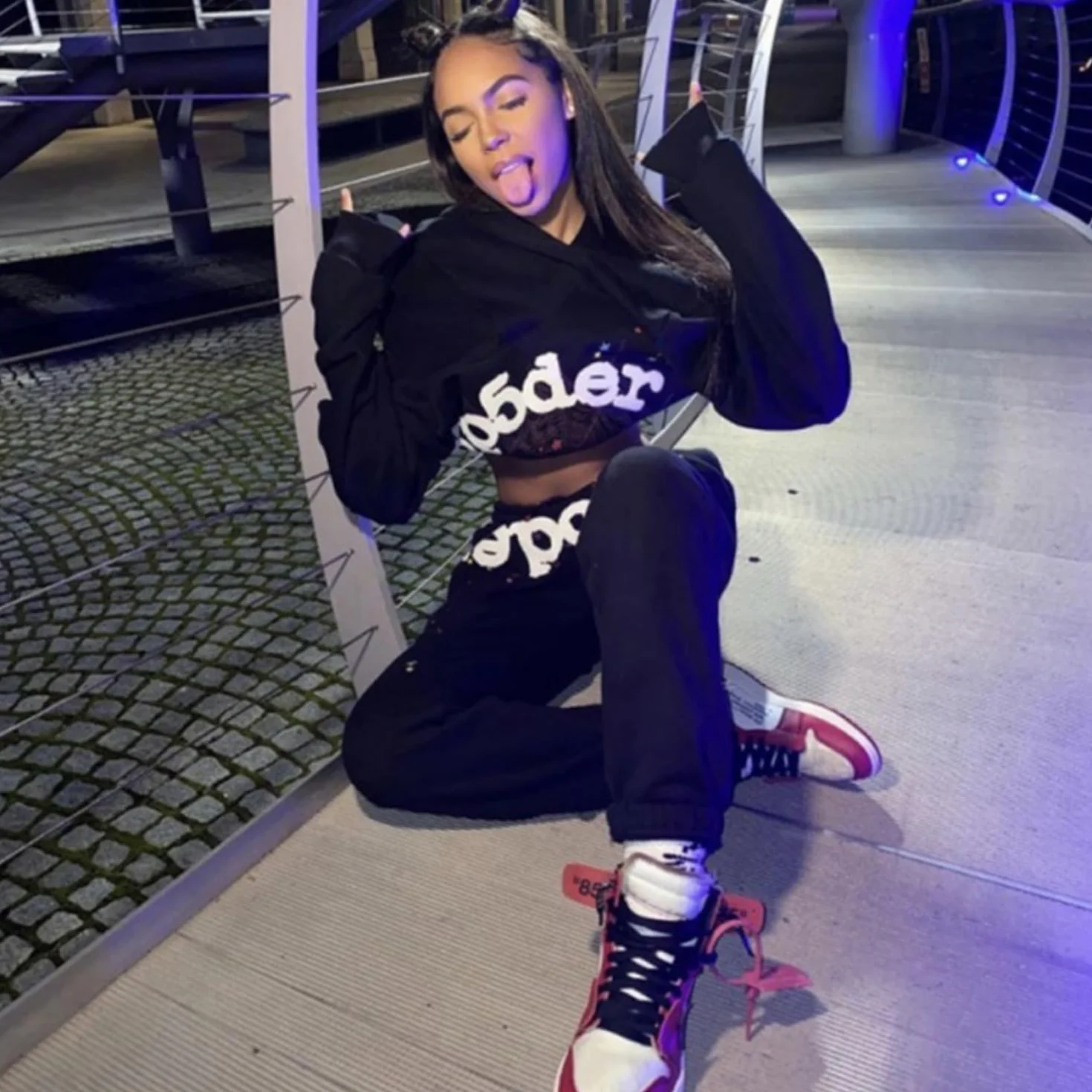 Punk Felpa con cappuccio da uomo Spider Web Blast Print Felpa retrò Y2K Grunge felpe con cappuccio gotico Streetwear Pullover
