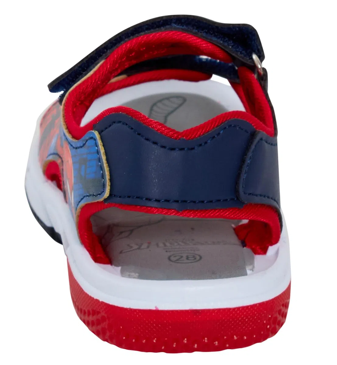 Marvel Spiderman, sandali sportivi leggeri da ragazzo, con punta aperta, facili da montare,