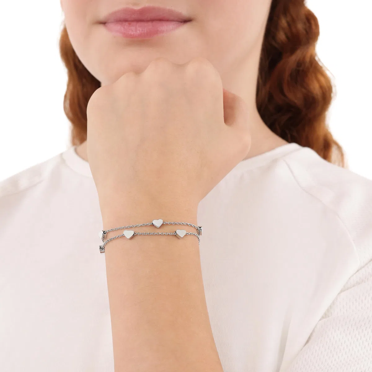 s.Oliver sOliver Bracciale in acciaio inossidabile per bambine, disponibile in una confezione regalo per gioielli