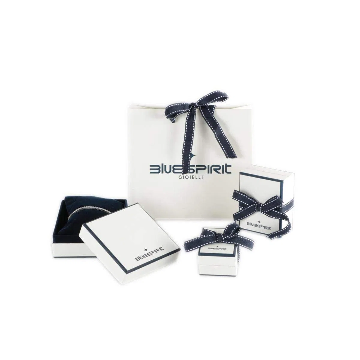 BLUESPIRIT Collana da donna, Collezione Aurora, in Argento 925, Zirconi,Idee regalo - P.25U210000600