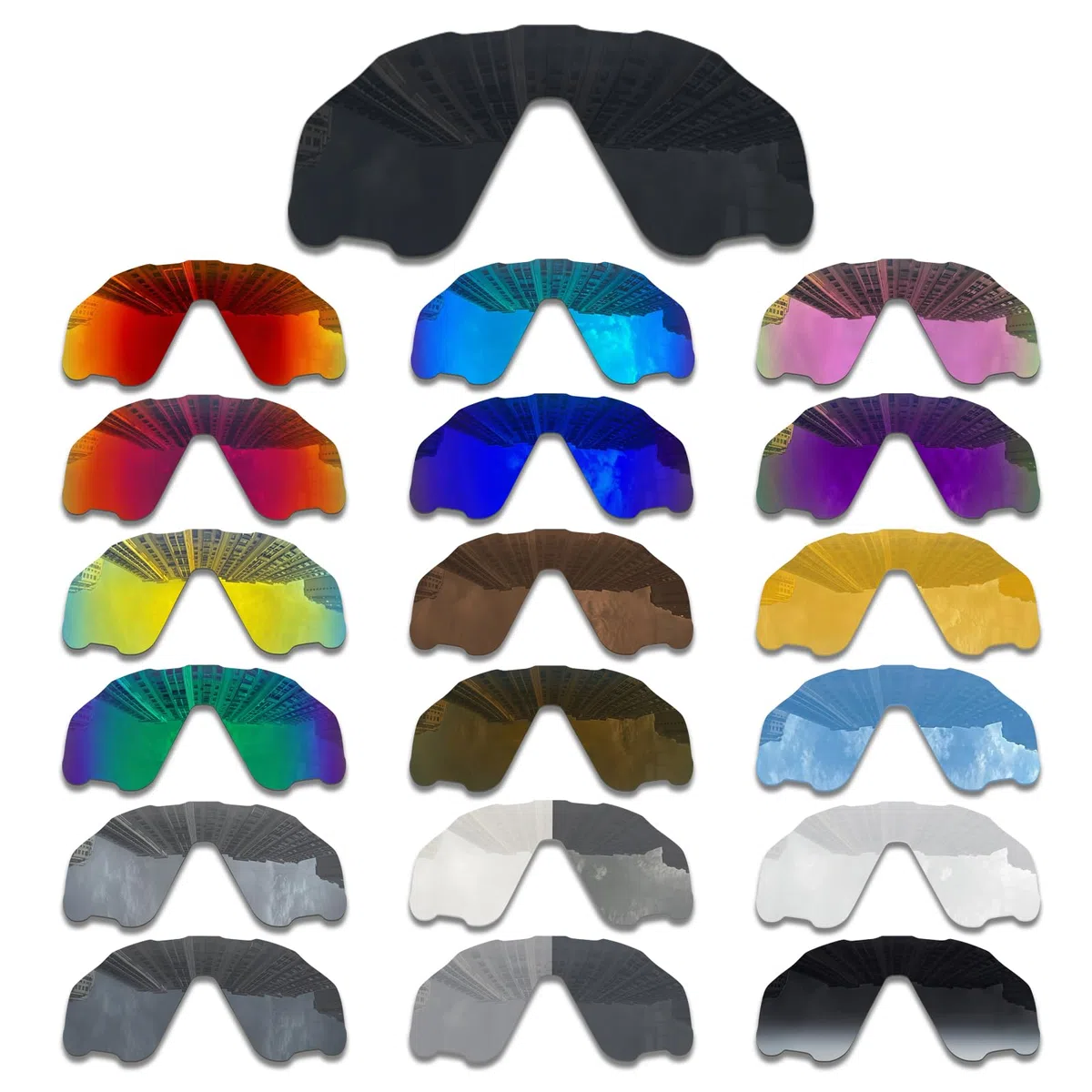 Lenti di ricambio per Oakley Jawbreaker polarizzate spessore 1,5 mm prevenzione del sale resistente agli oli