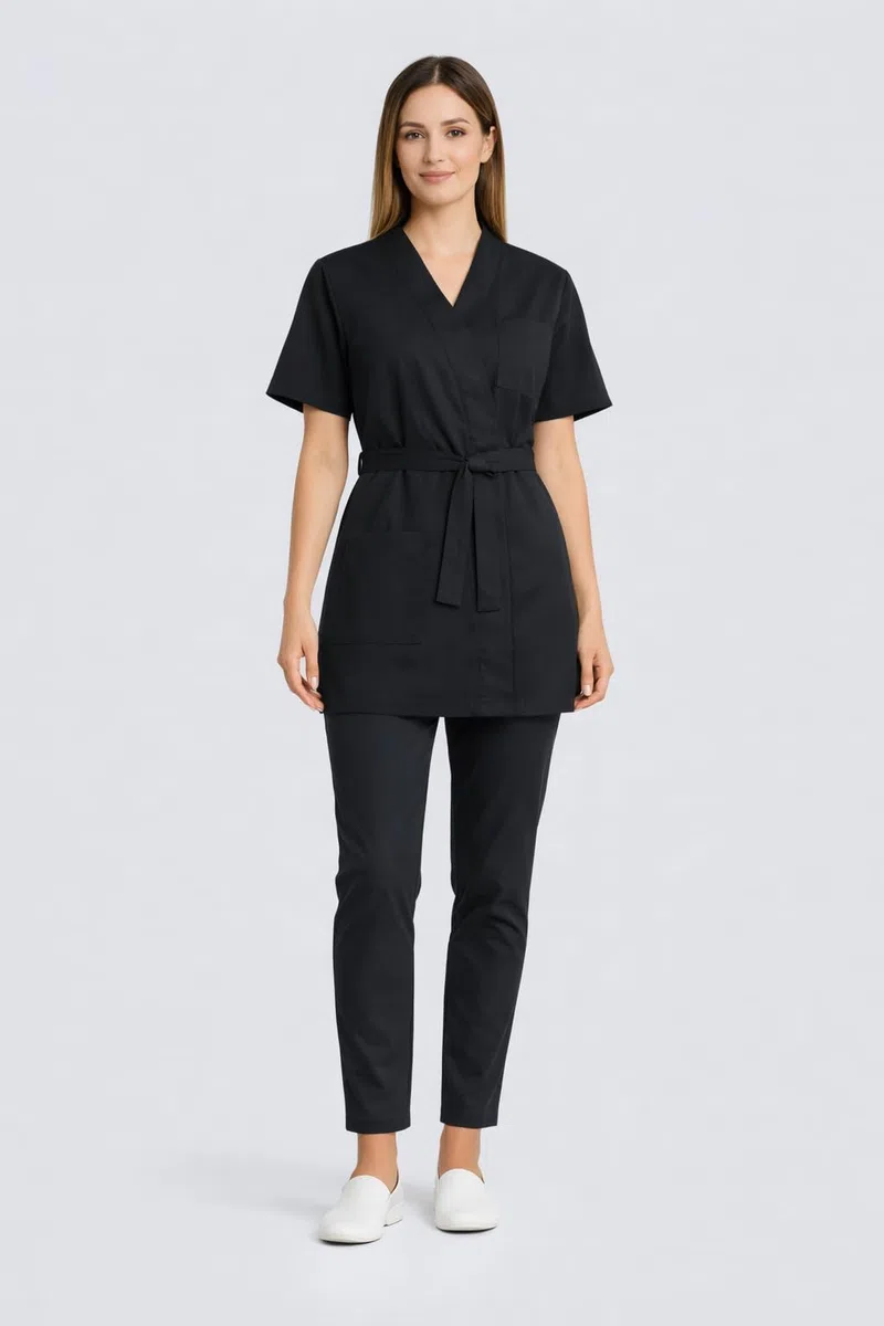 IALSPCOMPB COMPLETO KIMONO E PANTALONE PER ESTETISTA E PARRUCCHIERE