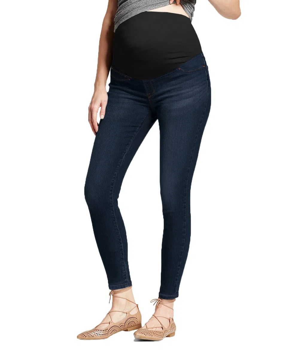 Hybrid & Company Jeans Premaman Skinny Super Comodi Elasticizzati per Donne