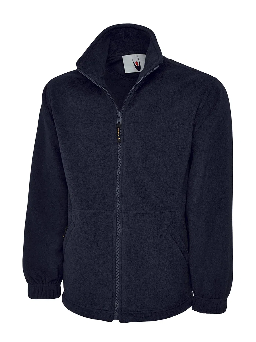 Giacca in pile con zip integrale, stile classico, ideale per sport, lavoro e tempo libero