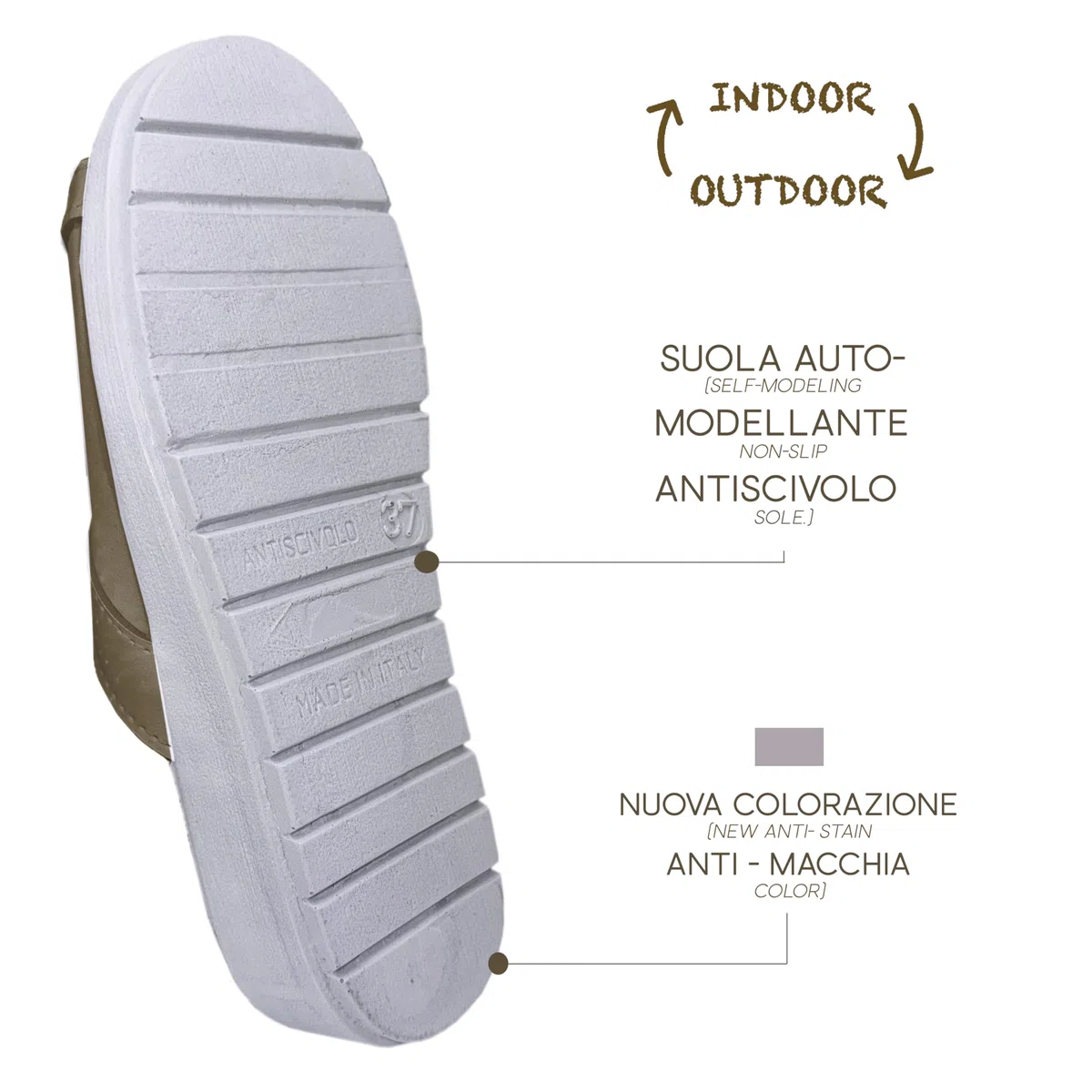 Sani' Ciabatta Donna Aperta Automodellante X Alluce Valgo Comfort Comode Traspiranti Pantofola Sanitaria Ospedale Casa Correttore