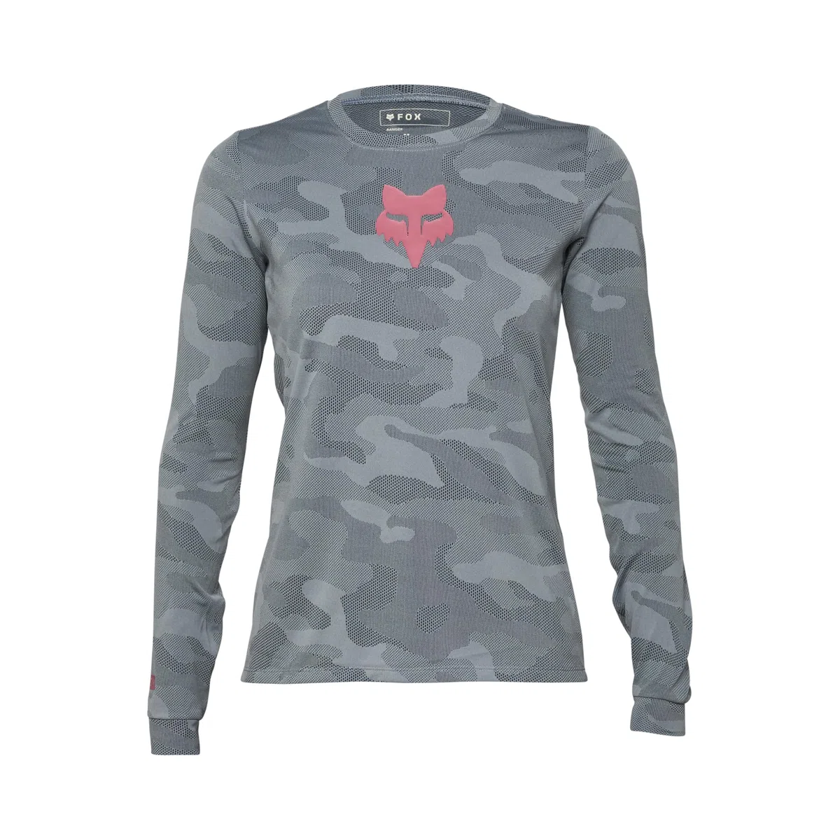 Fox Racing Long Sleeve Cycling Jersey Fox Lady Ranger Tru Dri Cloud Grey XS Maglietta, Grigio Donna