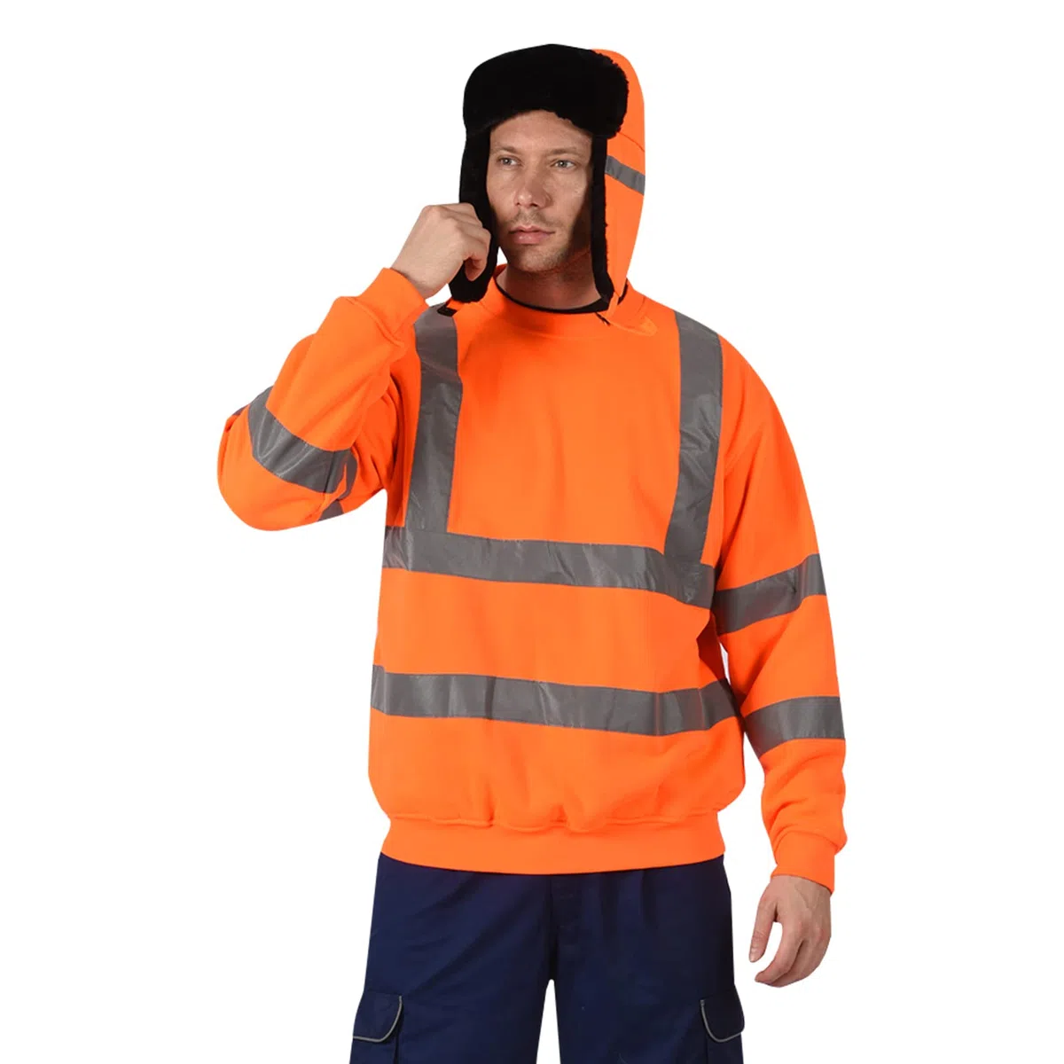 AYKRM Cappelli Aviatore Giallo Arancione Fluo