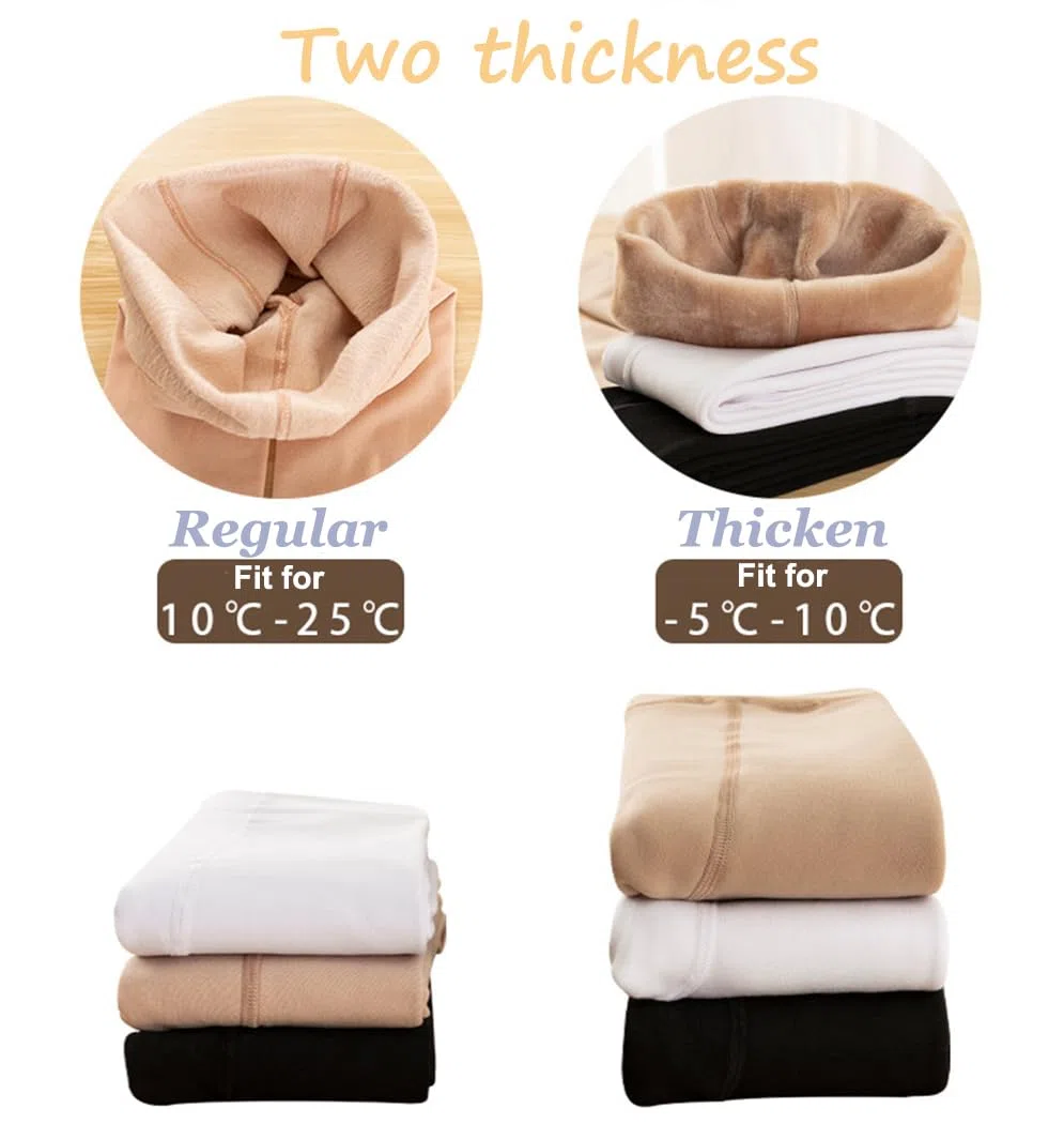 Collant Bambine e Ragazze Termici Calzamaglia Inverno Caldo Leggings Spessi Foderati Pantalone Morbido Elastico Pantyhose